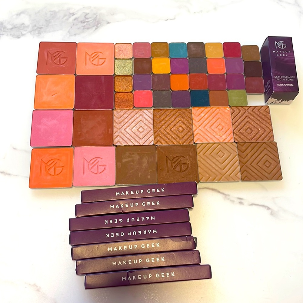 A collection of makeup geek (read description)